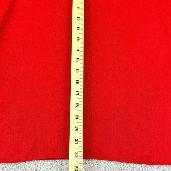 Exclusively Misook Knit Shell Women S Red Sleeveless Tank Top Elevated‎ Basic - Image 5
