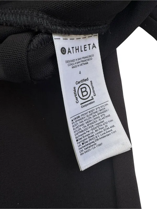 Athleta Headlands Hybrid Straight Leg Pant in Black Size 4 Hiking Outdoor - Image 7