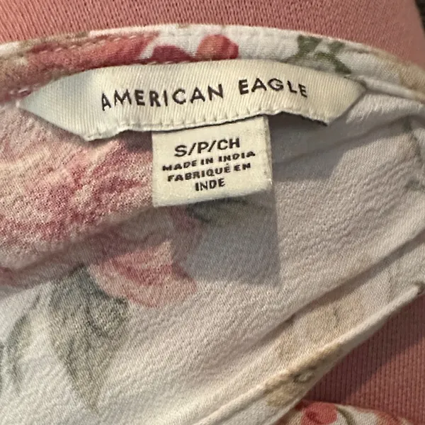 American Eagle Outfitters Floral V-Neck Jumpsuit Romper - Image 5