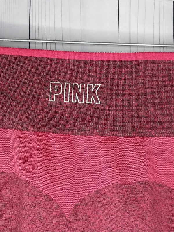 PINK Victoria's Secret Two-Tone Seamless Activewear Athleisure Workout Leggings - Image 5