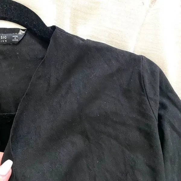 ZARA Suede‎ Blazer Style Long Sleeve - Image 4