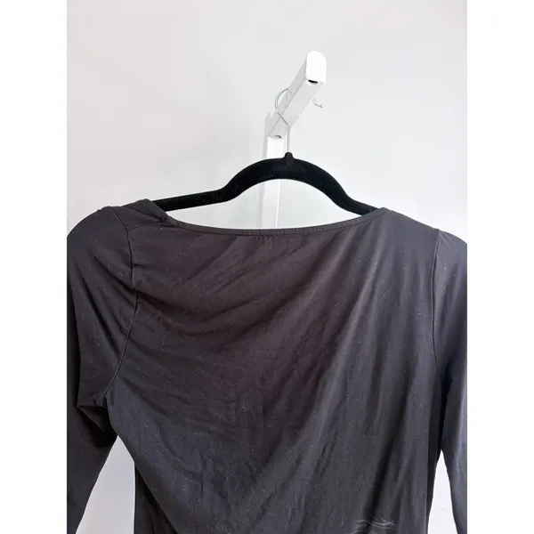 I.AM.GIA Black Cutout Long Sleeve Crop Top S - Image 5