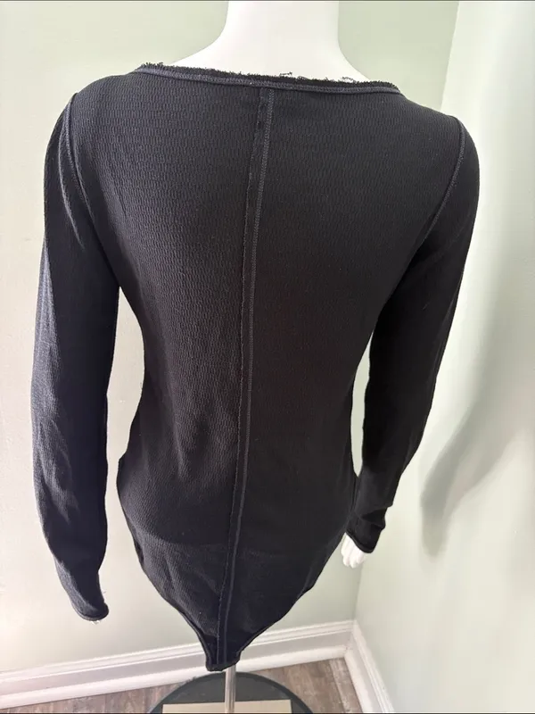 Free People Sloan Bodysuit black size small - Image 8