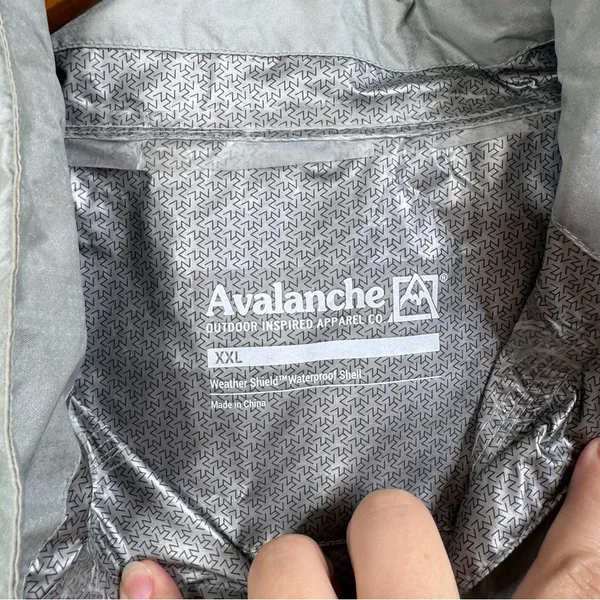 Avalanche Gray Weather Shield Waterproof Shell‎ Size Xxlarge - Image 4