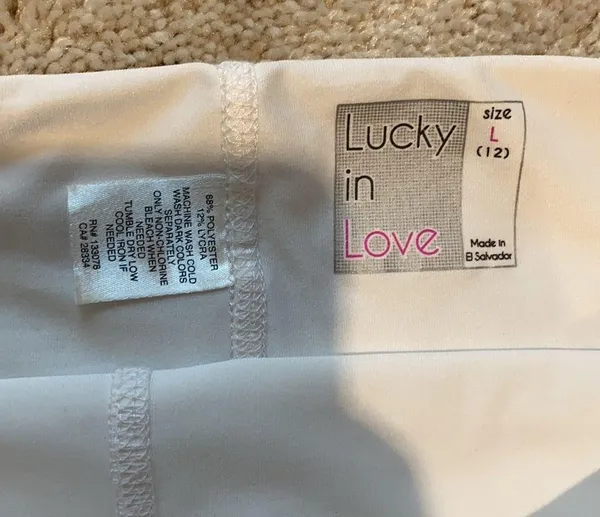 Lucky in love tennis skirt - Image 3