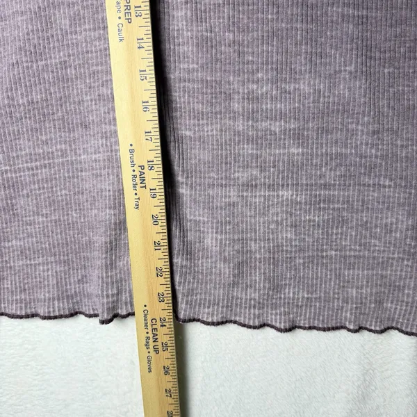 Free People We The Free Oversize Purple Burnout Lightweight Long Sleeve Shirt M - Image 9
