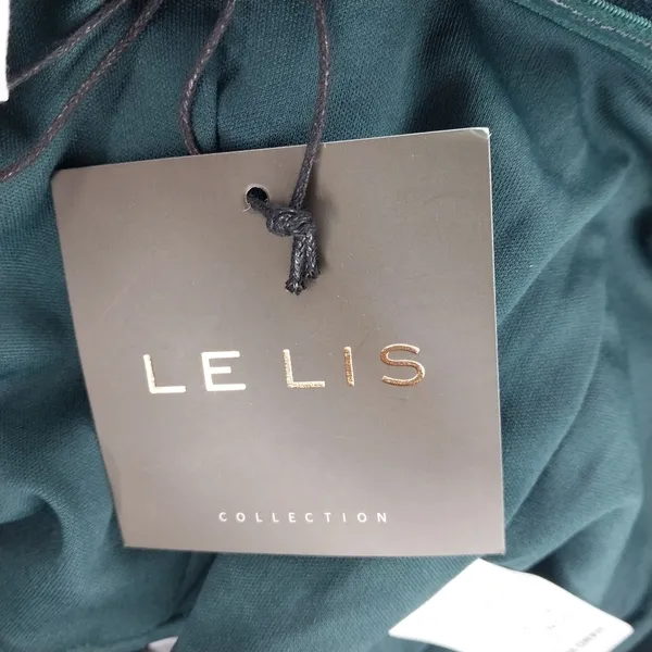 Le Lis Deep Green Velvet Corset Style Festival Rave 90's Top NWT - Image 7