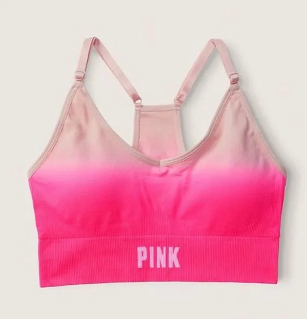 Victoria’s Secret PINK Seamless Seamless Lightly Lined Sports Bra Size Medium - Image 3