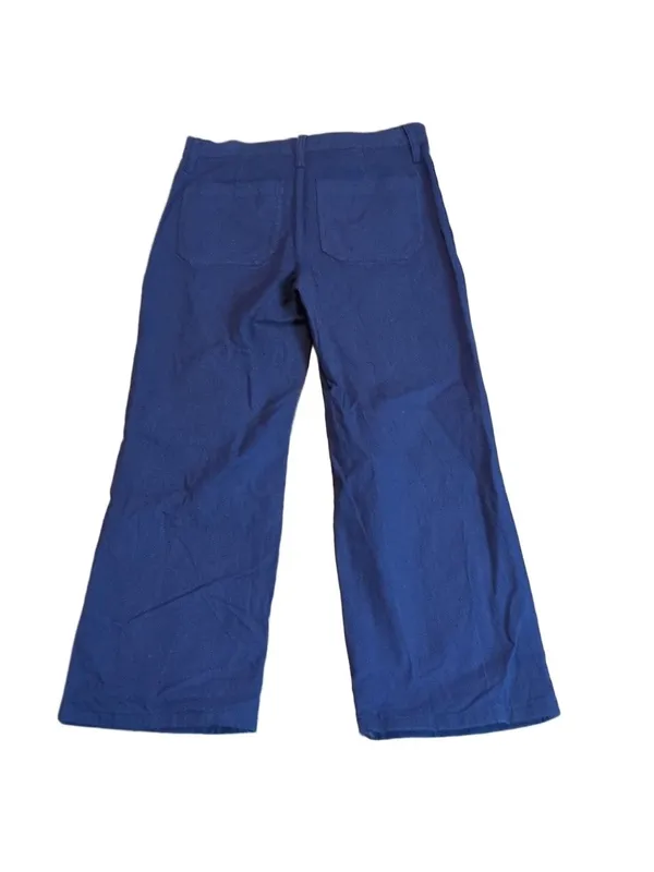 J. Crew High Rise Wide Leg Front Pocket Cropped Jeans Size 28 - Image 8