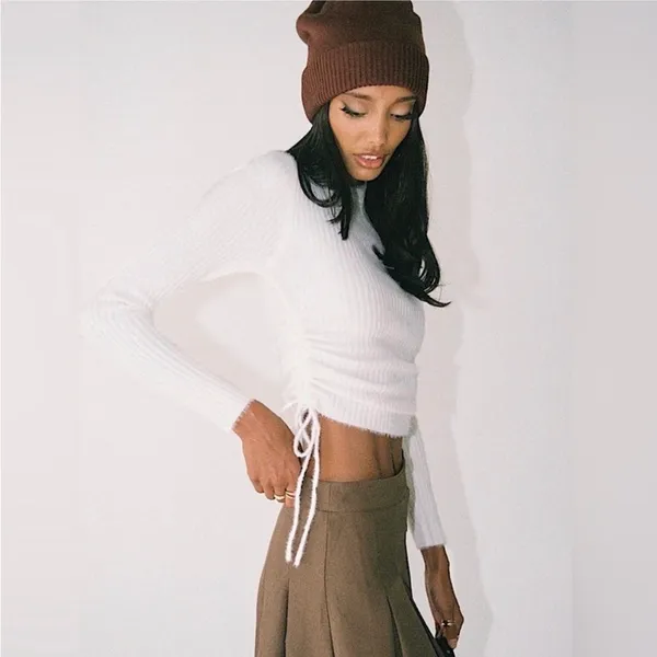 Princess Polly Jessica Sweater White - Image 2