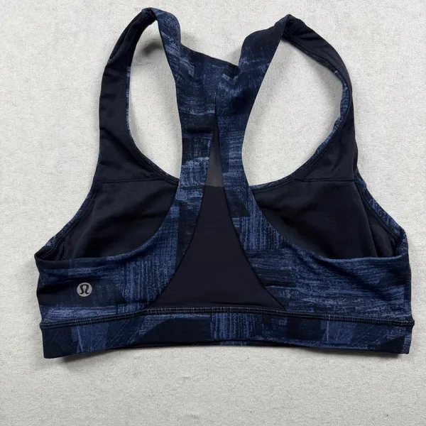 Lululemon Invigorate Bra Women’s Size 8 Transition Multi Midnight Navy - Image 2