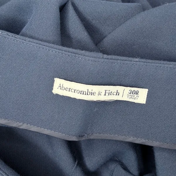 Abercrombie & Fitch Navy Forme Straight Pants - Image 4