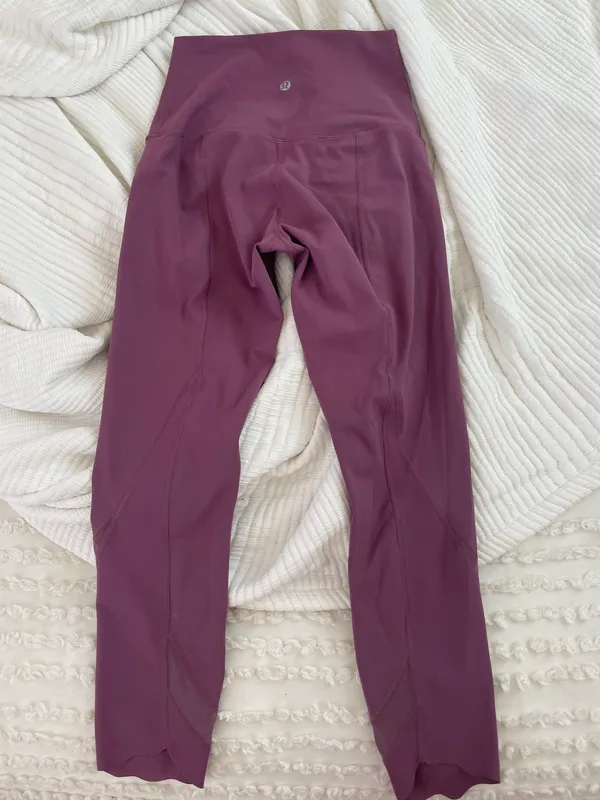 Lululemon Purple 7/8 Leggings - Image 2