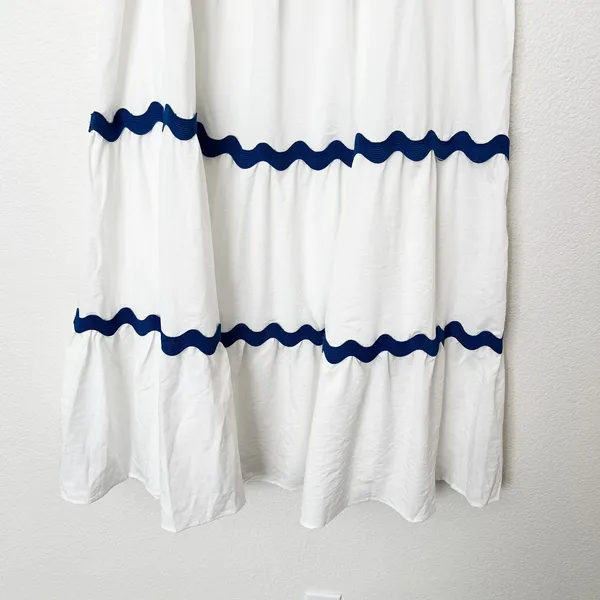 [PrettyGarden] White Blue Matching Set Crop Tank Maxi Skirt Summer NWOT Size XXL - Image 11