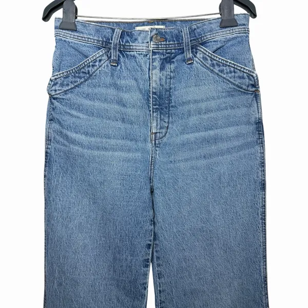 Madewell Women's 11" High Rise Flare Jeans 28 Erickson Wash 70s Retro Minimalist - Image 12