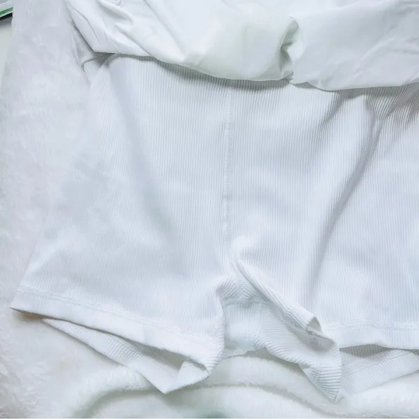 OFFLINE By Aerie White Ribbed Tank Top Cutout Tennis Skort Dress Size S - Image 9