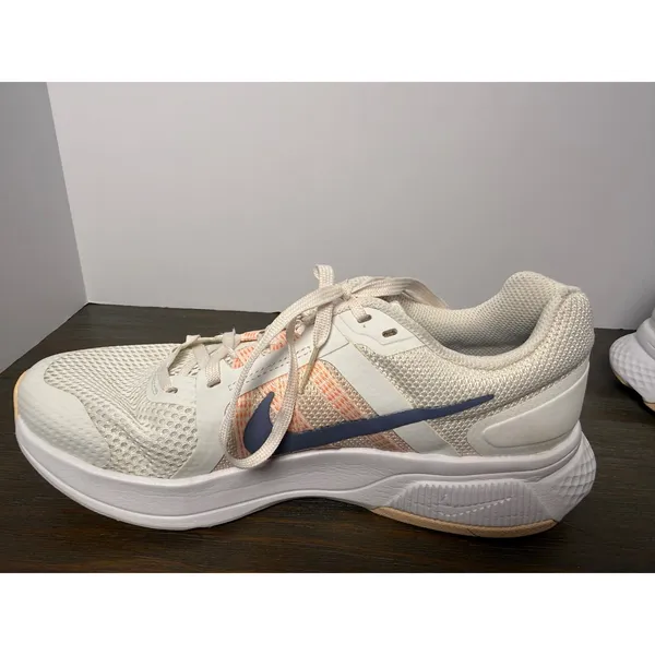 Nike Run Swift 2 Women's Size 8 White Peach Navy Running Shoes - Image 6