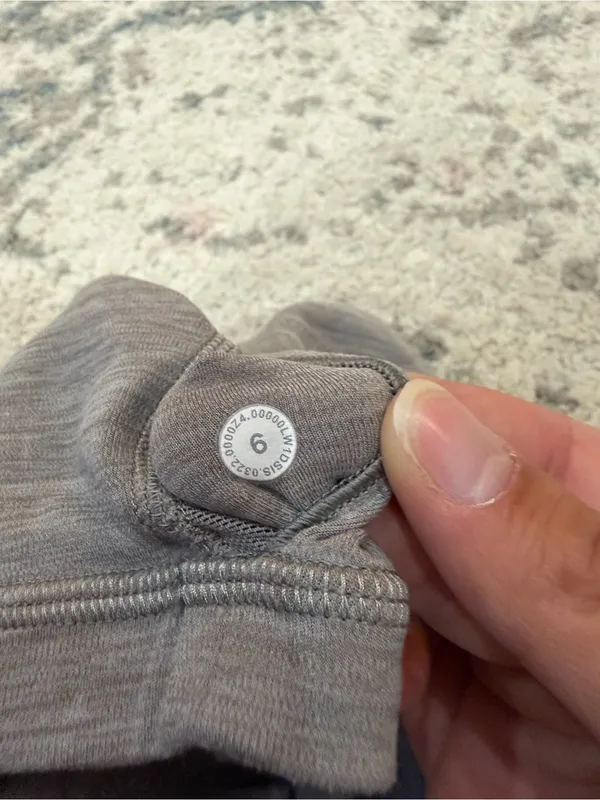 Lululemon Align Bodysuit 25” Heather Gray Built In Bra Size 6 - Image 9