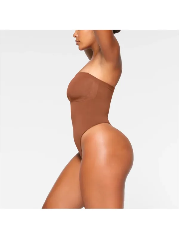 SKIMS SEAMLESS SCULPT STRAPLESS BODYSUIT IN BRONZE size S NWOT - Image 9