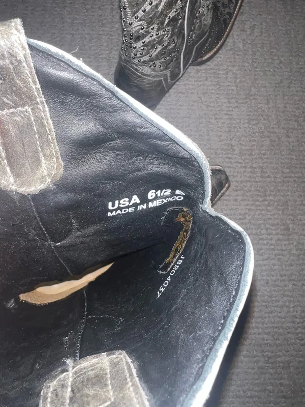 Cowboy boots Black Size 6.5 - Image 8