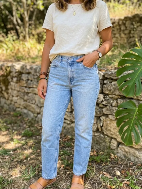 LEVI’S 550 Women’s Relaxed Fit Tapered Leg Jeans - Light Wash Vintage Denim - Image 2