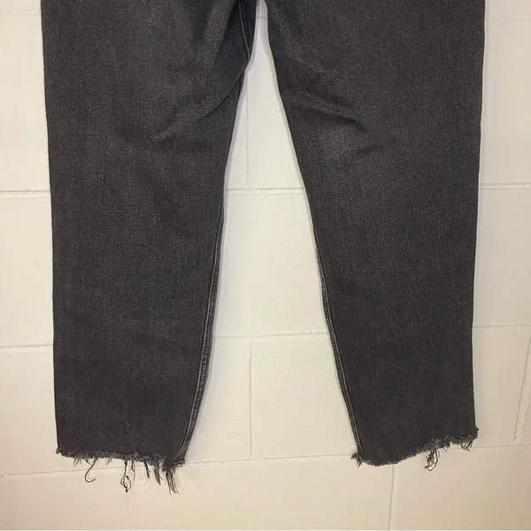 Abercrombie & Fitch The Ankle Straight Ultra High Rise in Black Size 30/10R - Image 8