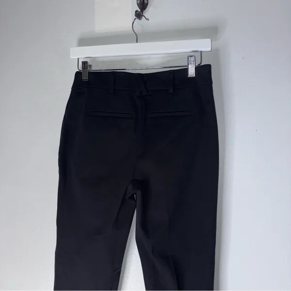 Anthropologie Maeve‎ Black Ankle Straight Leg Pants Size 2 - Image 5