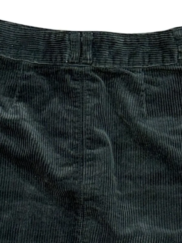Abercrombie & Fitch Y2K Black Corduroy Mini Skirt Size 2 Mall Goth Indie Grunge - Image 4