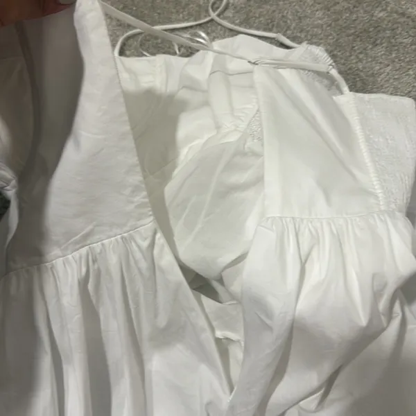 Mango Corset Bubble Hem Mini Dress Size 10 - Image 7