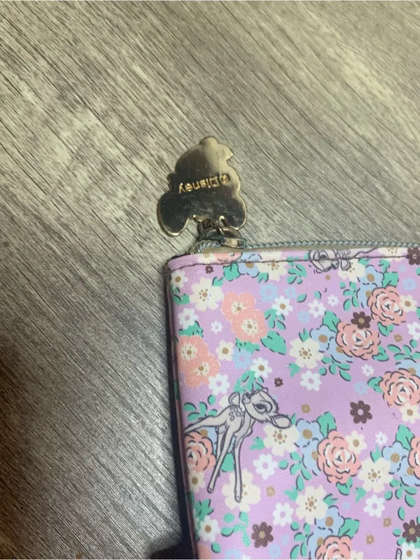 Disney Pink Floral Bambi Cosmetic Bag Mad Beauty - Image 2