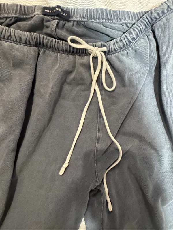 Brandy Melville  Slate Gray Drawstring Joggers - Image 3