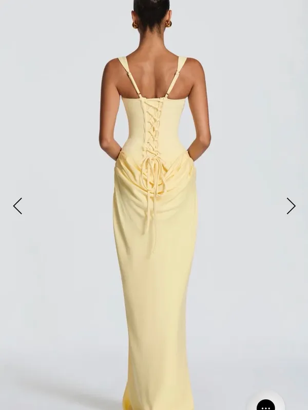 Babyboo Cornelia maxi dress - lemon - Image 2