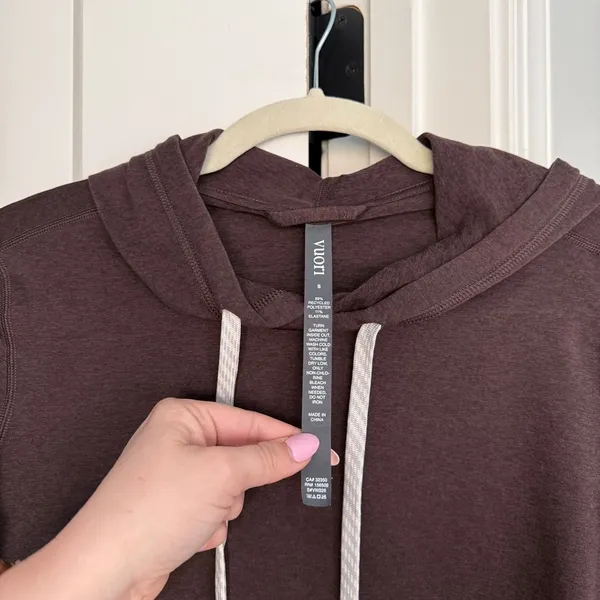 Vuori Halo‎ Essential Hoodie Brown Pullover stretch - Image 4