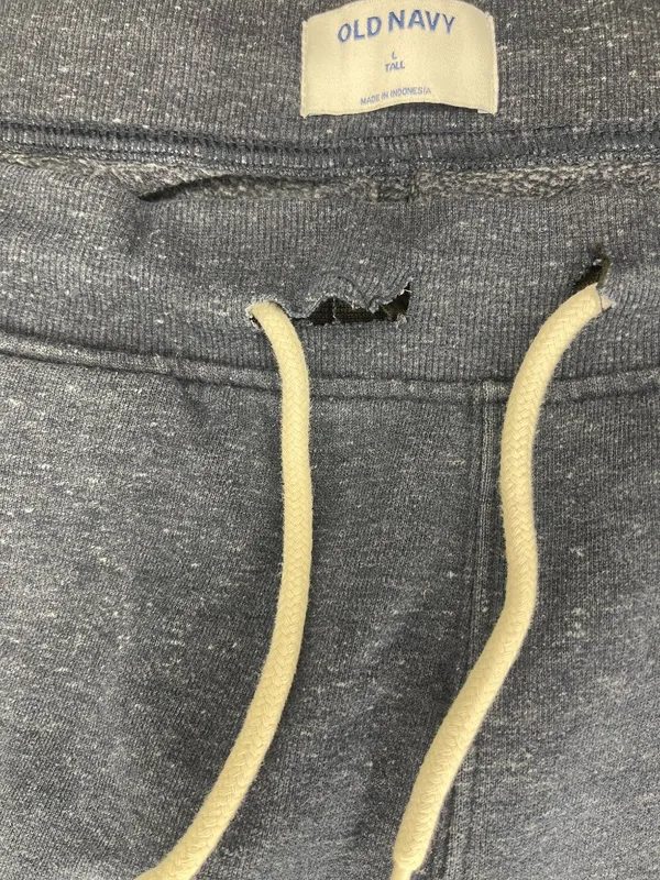 Old Navy Womens Blue Soft Pockets Pull on, Joggers Sweatpants. L Tall - Image 5