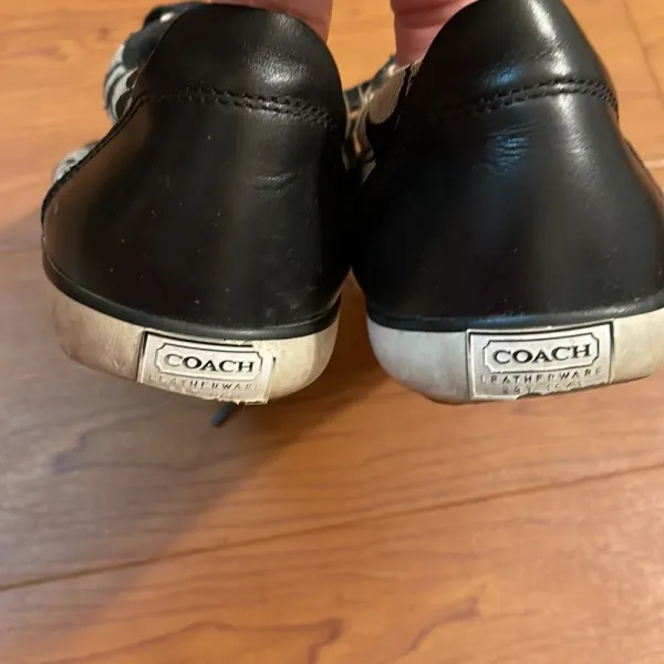 Coach Black Signature Canvas Sneakers - Image 5