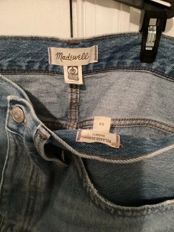Madewell Relaxed Denim Shorts Size 30 - Image 2