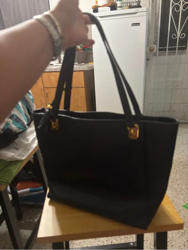 Lauren Ralph Lauren leather black tote - Image 4