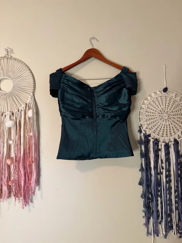 REVOLVE Lovers + Friends Colette Top in Emerald Green Size Large - Image 5
