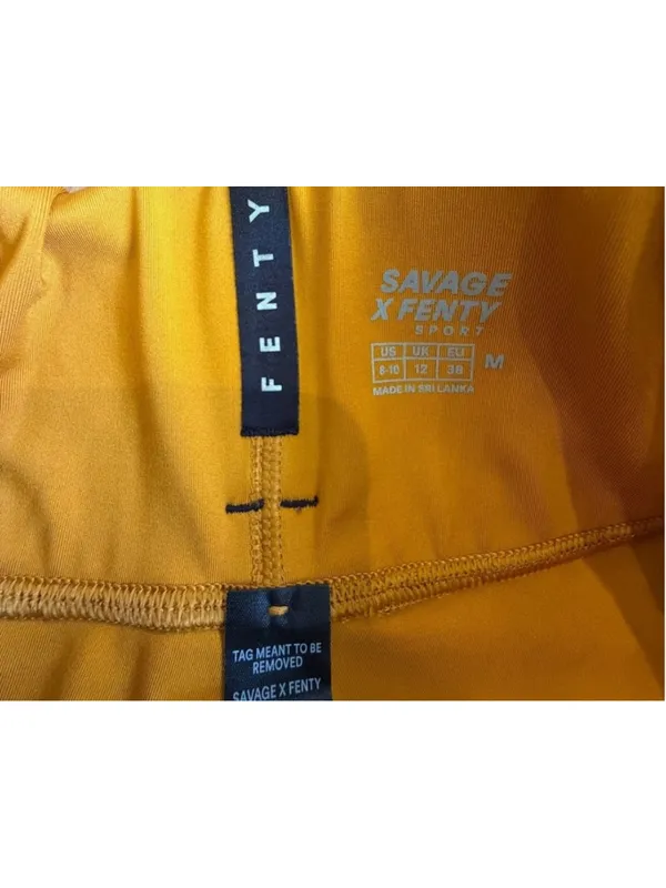Savage X Fenty “Golden Era” Band It High Waist Leggings Size Medium - Image 6