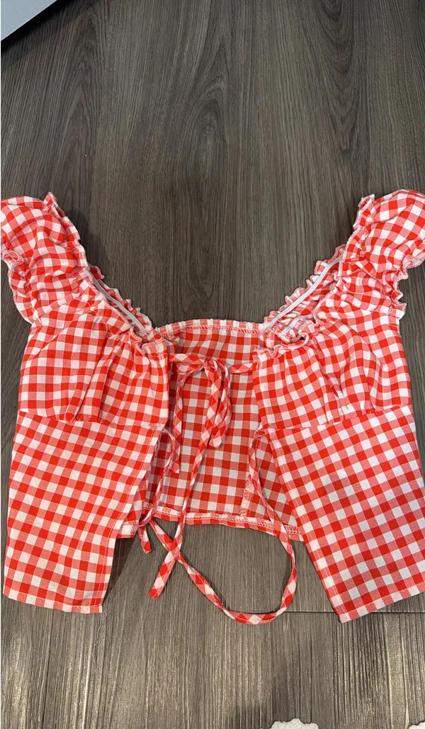 Gingham Red Set Shein - Image 6