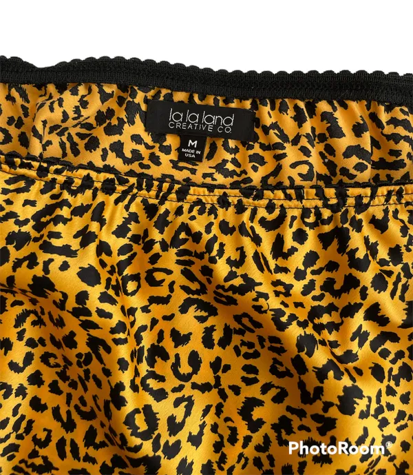 Silk Leopard Print Skirt - Image 2