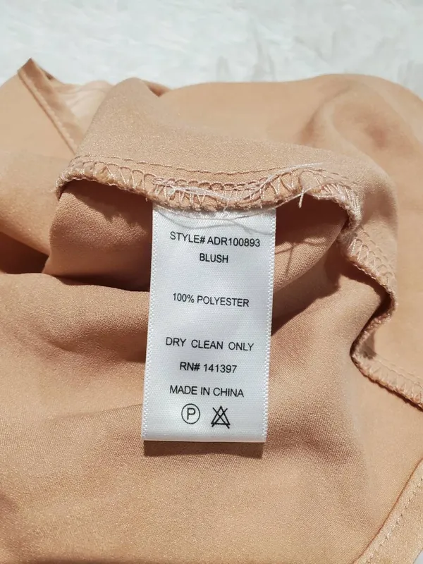 ASTR Cowl Slip Midi Dress in Blush Pink Large - Image 7