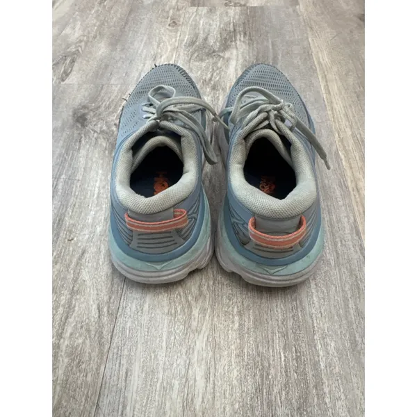 Hoka One One Bondi‎ 7 Blue Fog Black Iris Running Shoes Womens 6.5 - Image 4