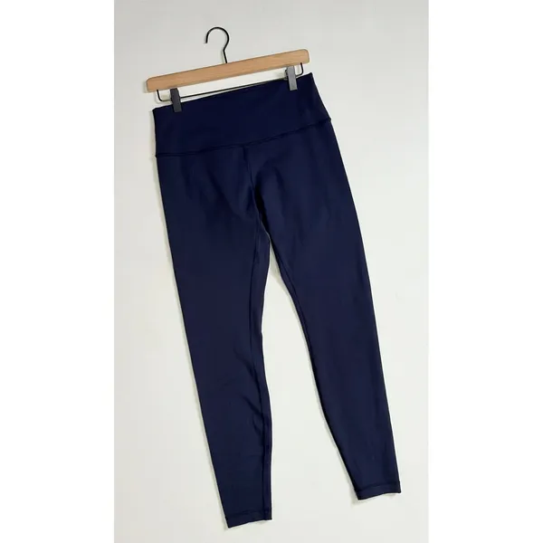 LULULEMON Wunder Under Hi-Rise Tight Full-On Luon Midnight Navy Blue Size 10 - Image 2
