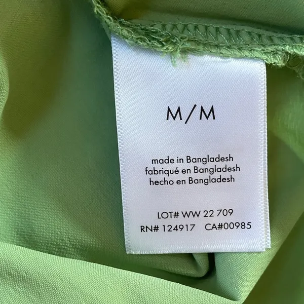 WeWoreWhat Green Cropped 1/4 Zip Pullover Womens‎ Medium Quarter Zip Sweatshirt - Image 7