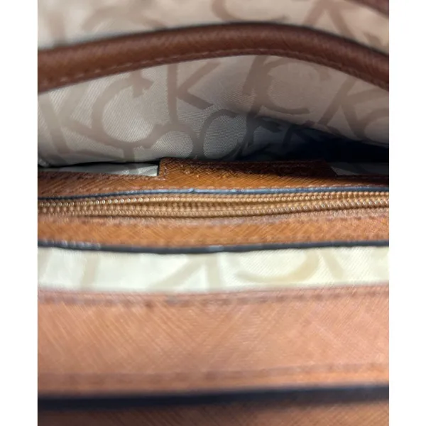 Calvin Klein Women's Brown‎ Crossbody Purse - Image 4