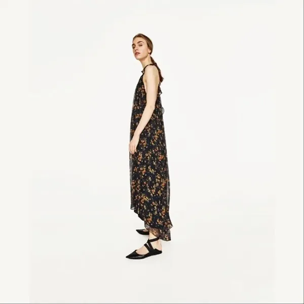 ✨Long Strappy Dress With Frill✨ - Image 2