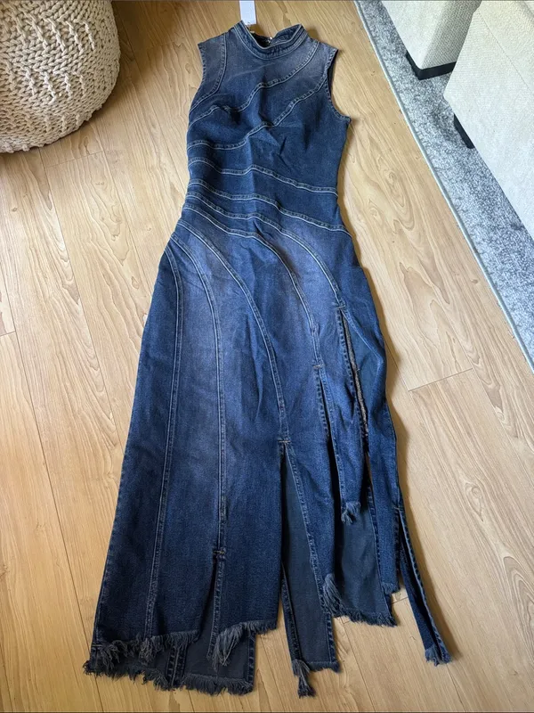 EB Denim Sorriso Dress Blue - Image 2
