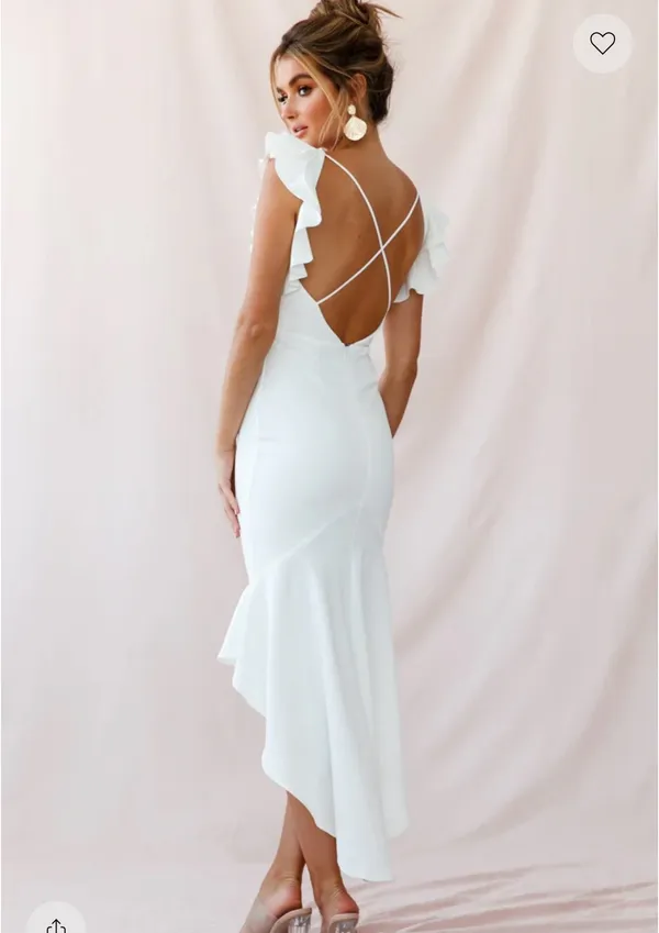 Selfie Leslie White Dress - Image 2