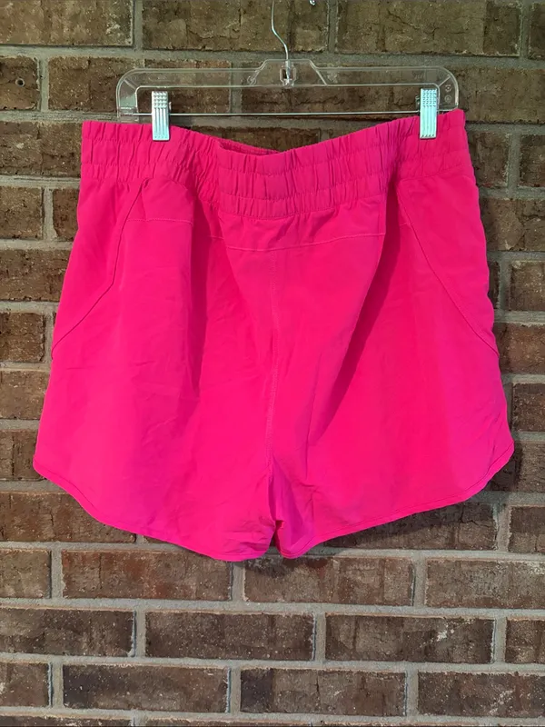 Avia Bright Pink Athletic Shorts with Zip Pocket - Image 2
